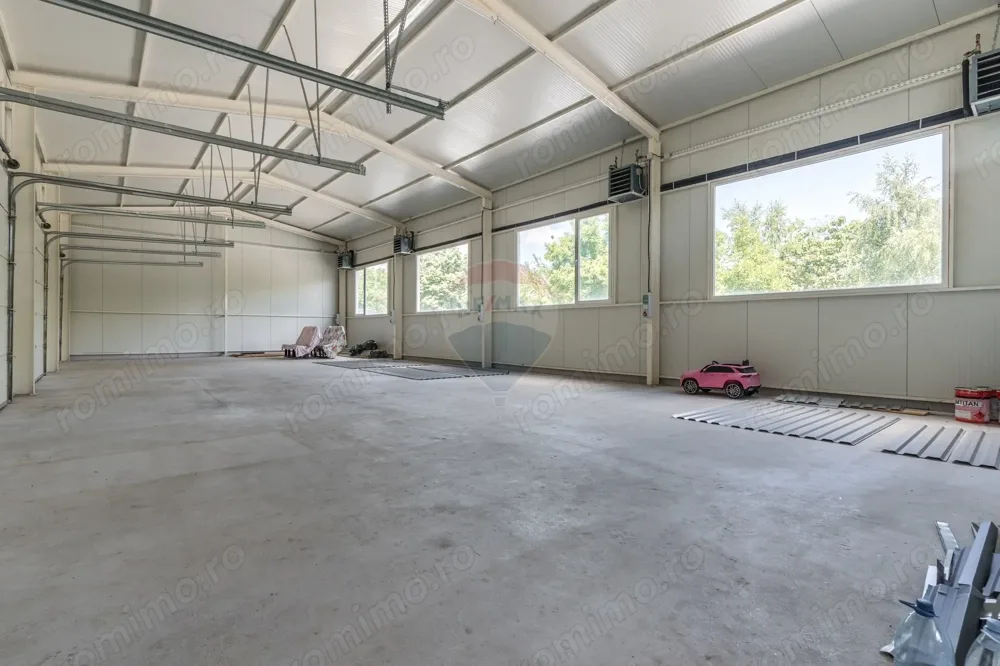 Hală nouă de închiriat, 220 mp, la strada principală — Dancu, Iași