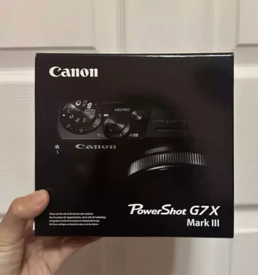 Cameră Mirrorless Canon PowerShot G7 X Mark III + Accesorii – Produs nou, sigilat în cutie.
