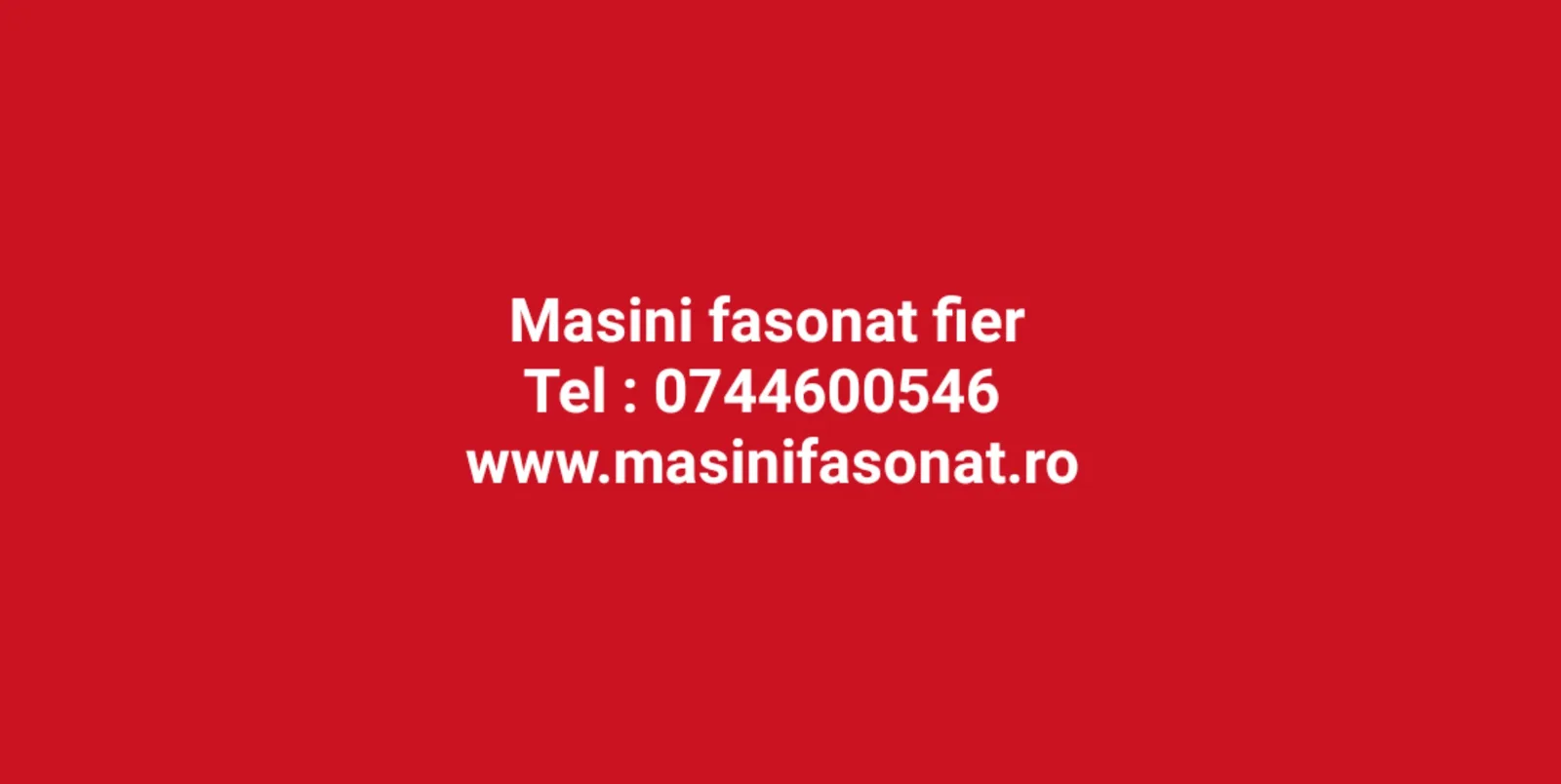 Masini fasonat, spiralat, taiat fier