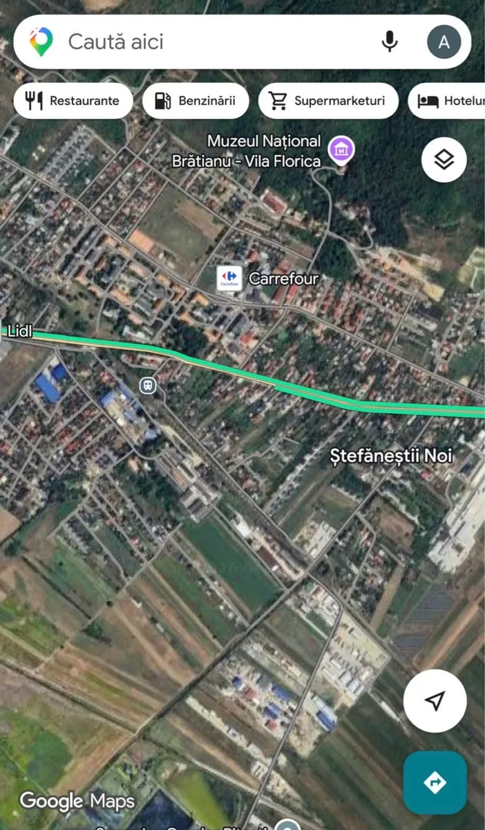 📌 Teren Intravilan 2705 mp în Ștefănești (Str. Sticlelor) – Poziție Excelentă lângă Lidl Vând teren