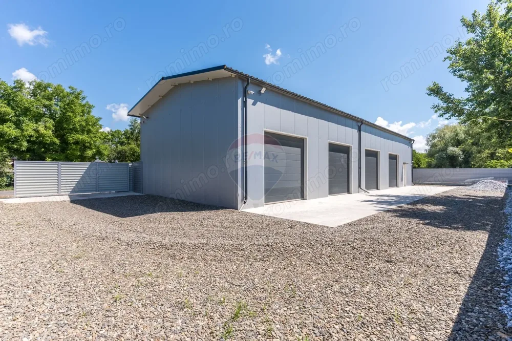 Hală nouă de închiriat, 220 mp, la strada principală — Dancu, Iași