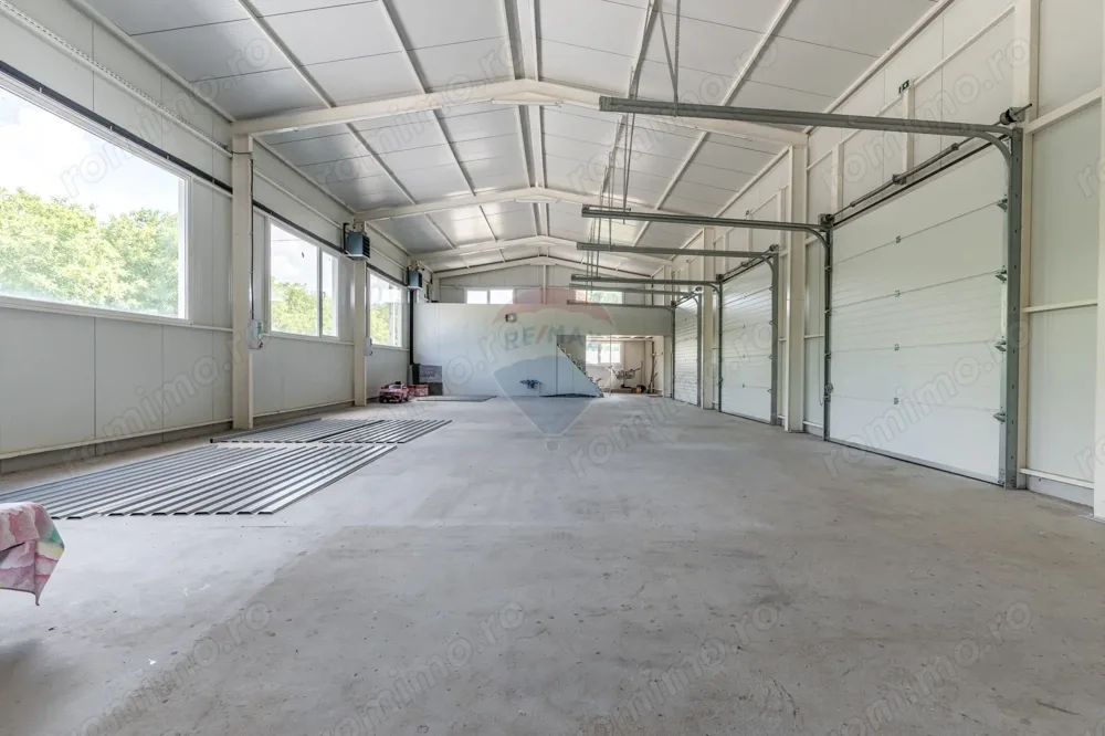 Hală nouă de închiriat, 220 mp, la strada principală — Dancu, Iași
