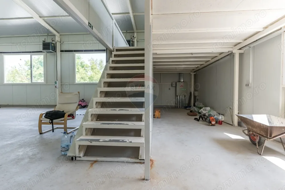 Hală nouă de închiriat, 220 mp, la strada principală — Dancu, Iași