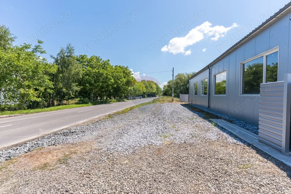 Hală nouă de închiriat, 220 mp, la strada principală — Dancu, Iași