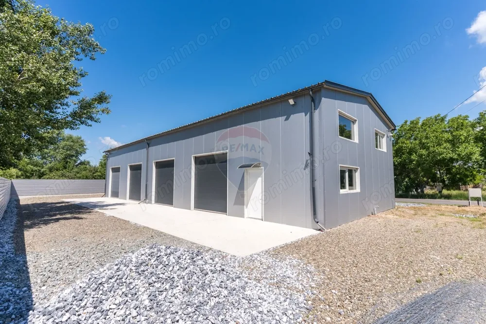 Hală nouă de închiriat, 220 mp, la strada principală — Dancu, Iași