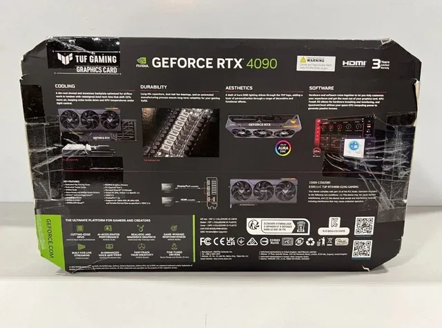 Placă video ASUS GeForce RTX 4090 24GB TUF OC Gaming.